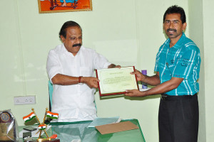 Receiving innovative messenger award